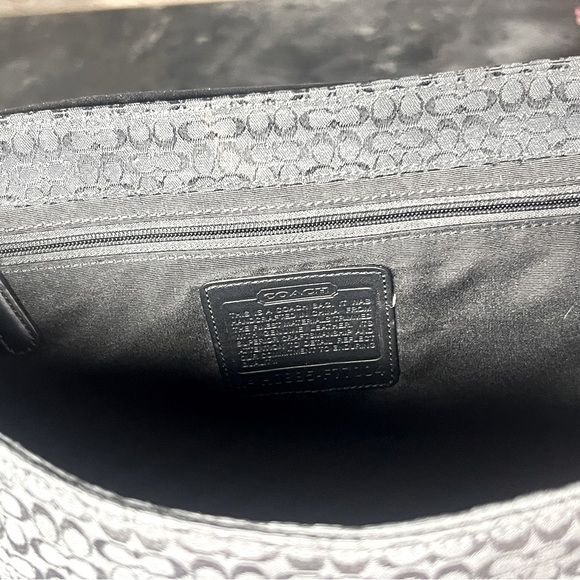 COACH-Hudson Signature Laptop Bag, with Crossbody Strap - Picture 1 of 9